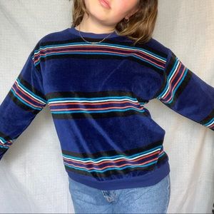 Velvet Stripped Sweater
